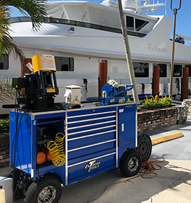 Bellinder Marine Hydraulics|Yacht mobile hydraulic stabilizer repair